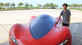 Číňan postavil úžasný 'hyperšport'. Škoda, že jazdí štyridsiatkou