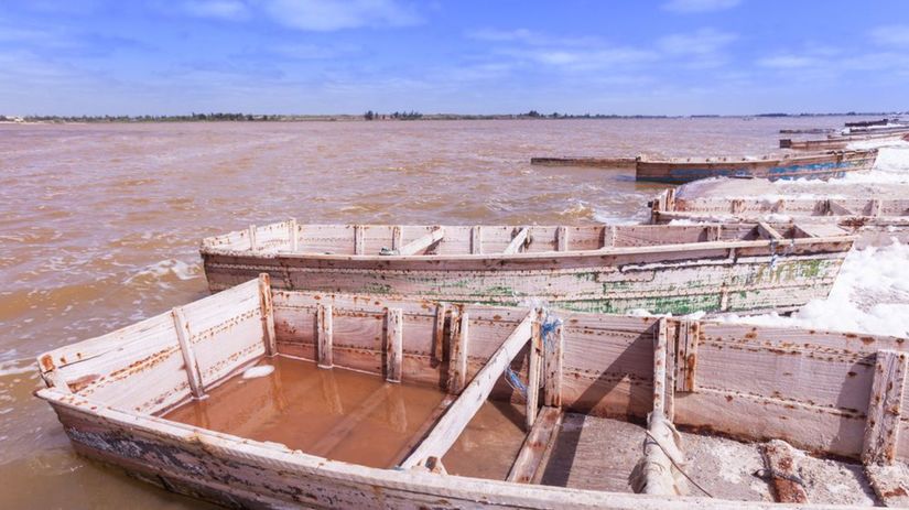 Jazero Retba, (Lac Rose), Senegal