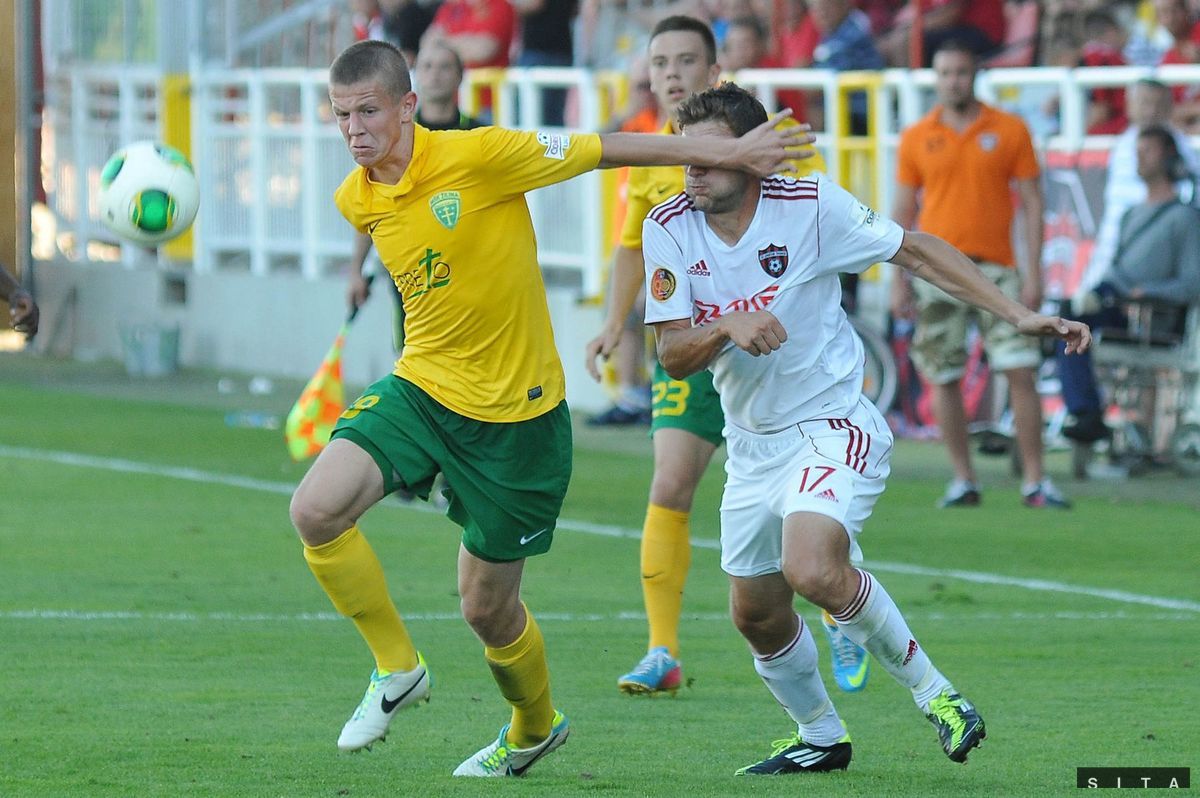 Denis Vavro v drese MŠK Žilina.