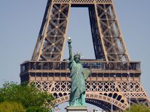 Paríž, Francúzsko, Socha slobody, Eiffelova veža