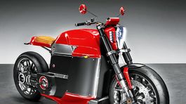 Tesla Model M: Vízia elektrického superbajku je zatiaľ len v 3D