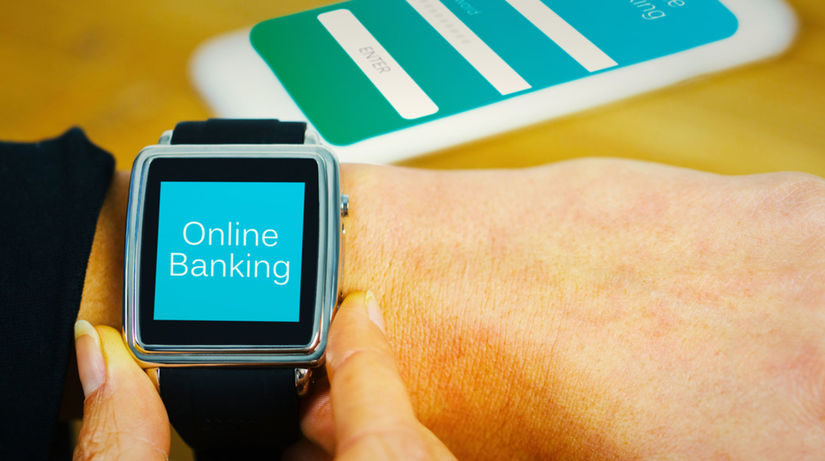 online banking, bankovníctvo, smart watch, hodinky