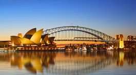 Sydney Harbour Bridge, most, Austrália