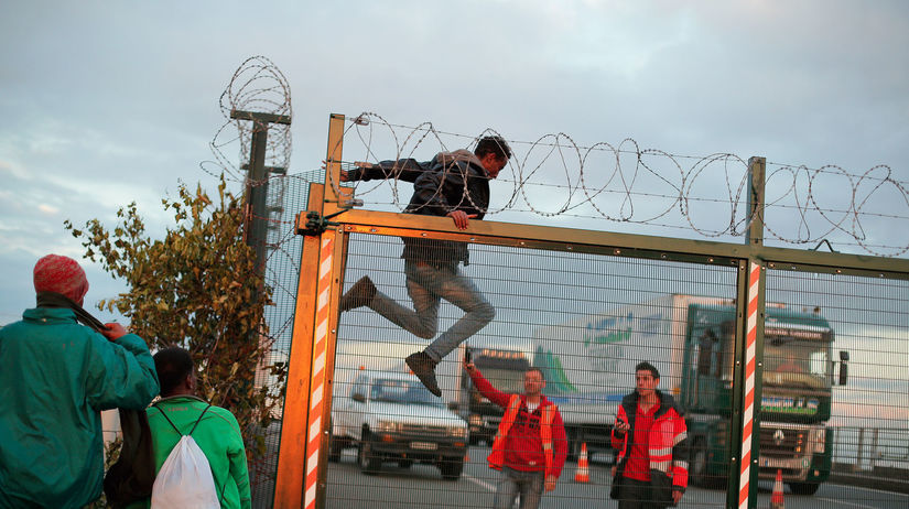 Calais, utečenci