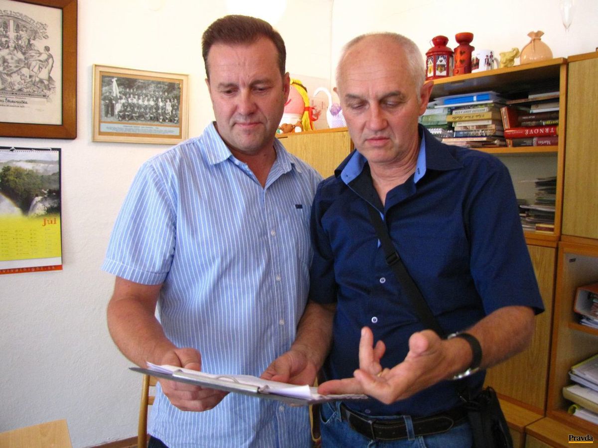 Starosta Turčianskej Štiavničky Peter Očka...