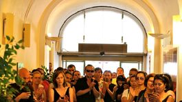 Umelci protestovali proti Kotlebovi pohrebom tvorivosti