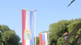 Slovenská vlajka v Paulhame