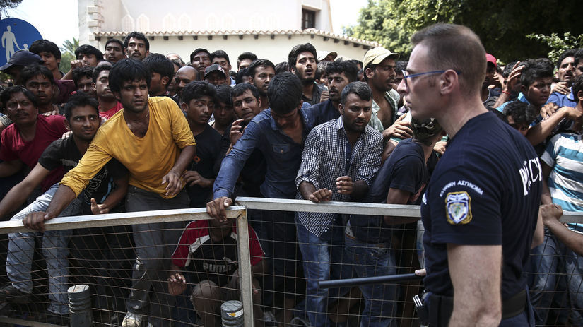utečenci, Grécko