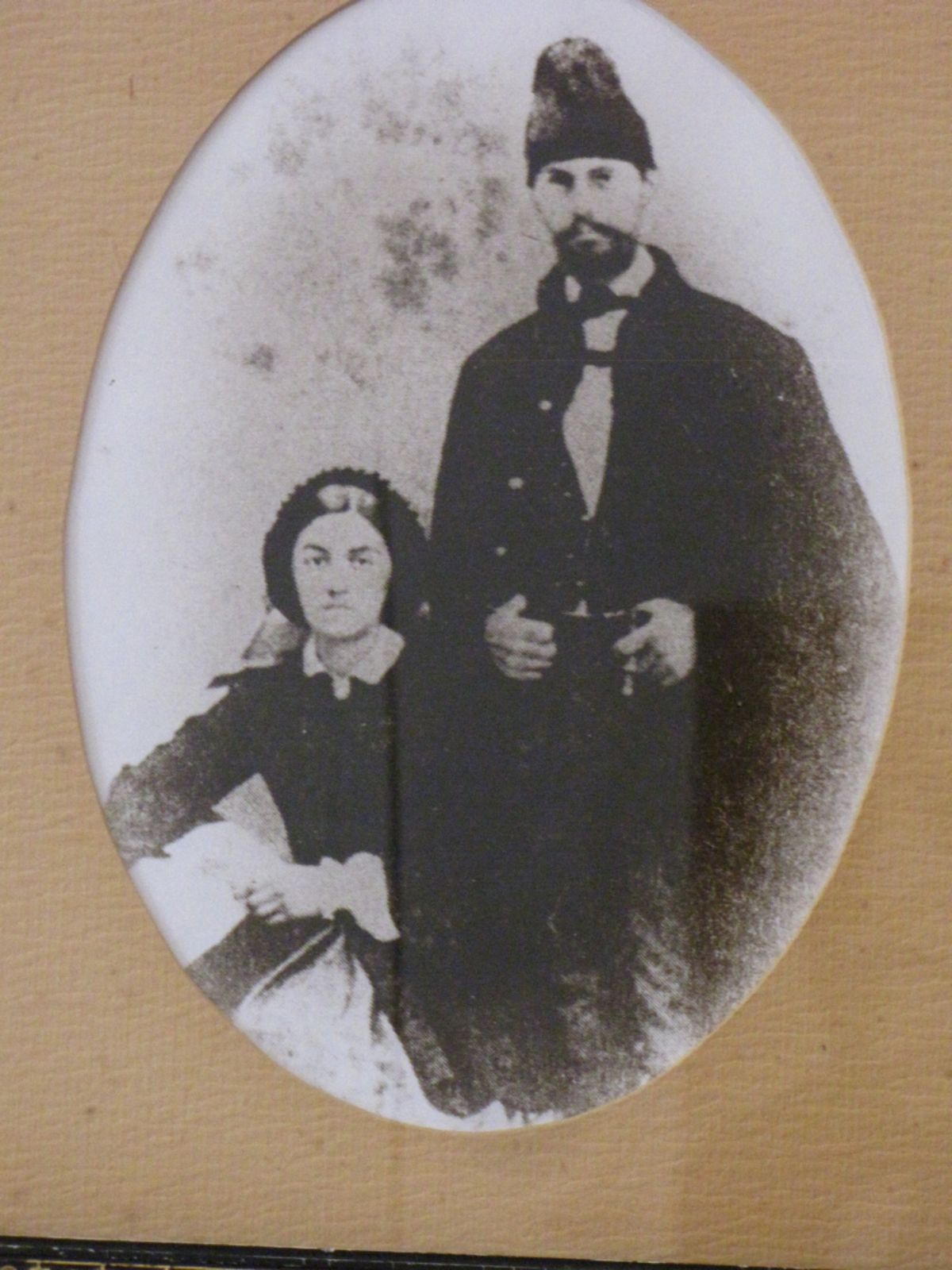 Fotografia Janka Kráľa s manželkou Máriou...