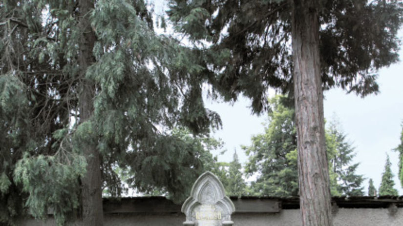 Marínin hrob na starom štiavnickom cintoríne.