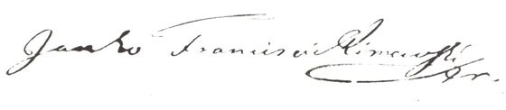 Francisciho autogram