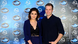 Slovenská speváčka Celeste Buckingham a spevák...