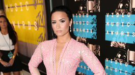 Demi Lovato na akcii nechýbala. 