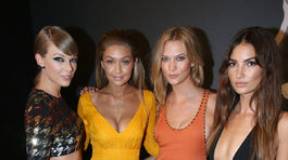 Taylor Swift, Gigi Hadid, Karlie Kloss a Lily Aldridge