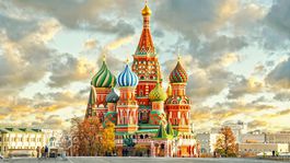 Moskva, Rusko, Kremeľ, Chrám sv. Blažeja, Červené námestie