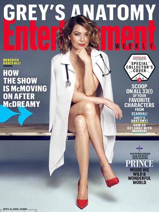 Ellen Pompeo na titulke Entertainment Weekly.