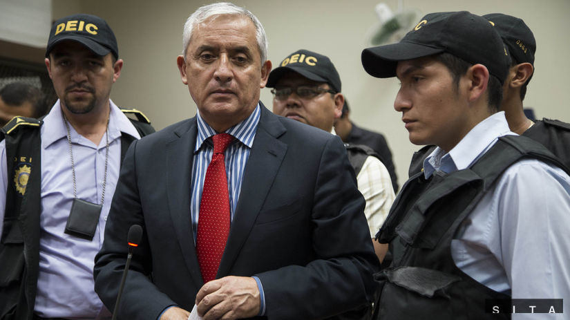 Guatemala, prezident, Otto Peréz, súd, korupcia,