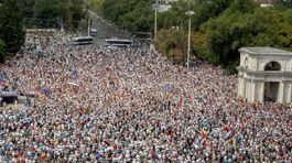 Do ulíc Kišiňova opäť vyšli tisíce protivládnych demonštrantov