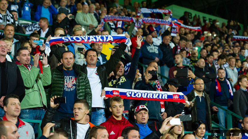 fanúšikovia, futbal, Slovensko - Ukrajina