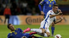 Oslavy postupu sa odkladajú. Slováci s Ukrajinou remizovali