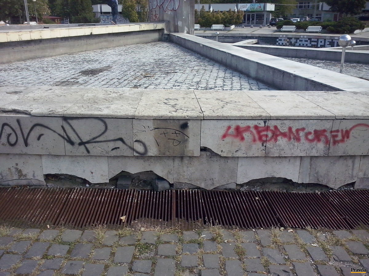 Náklady na opravu fontány už v čase, keď ju...