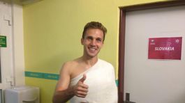 Pekarík s vykĺbeným ramenom rozdával úsmevy. Taký je futbal, vravel