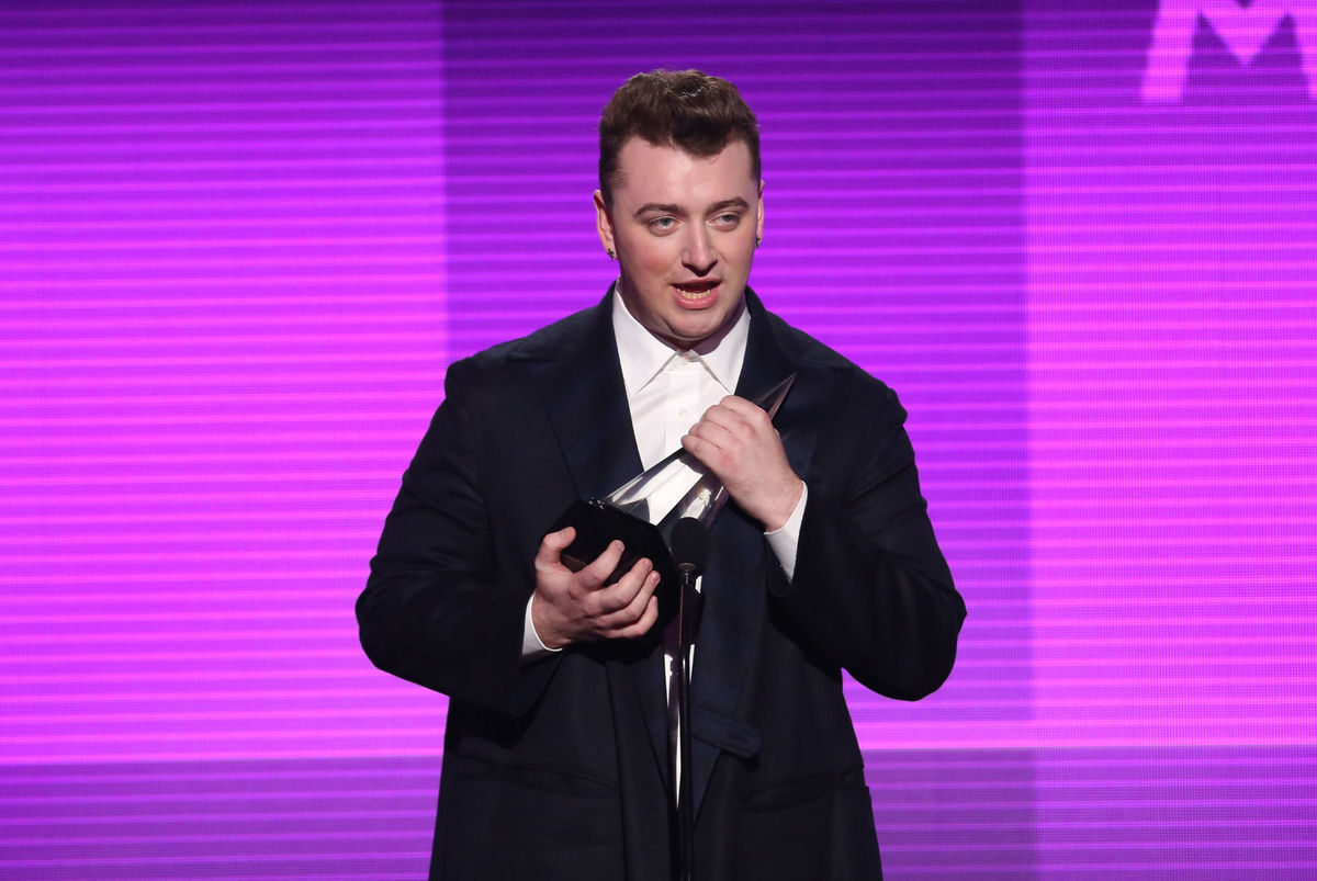 Spevák Sam Smith v novembri 2014.