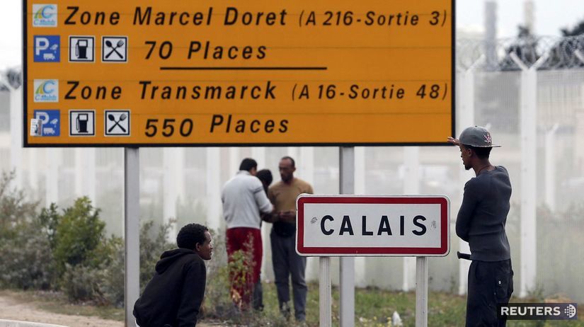 utečenci, Calais
