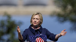 Clintonová klesá, Trump stúpa