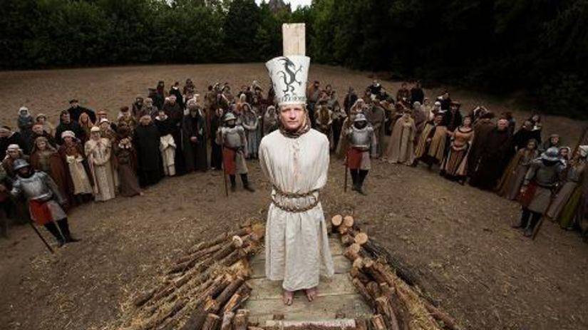 Matěj ako Jan Hus.