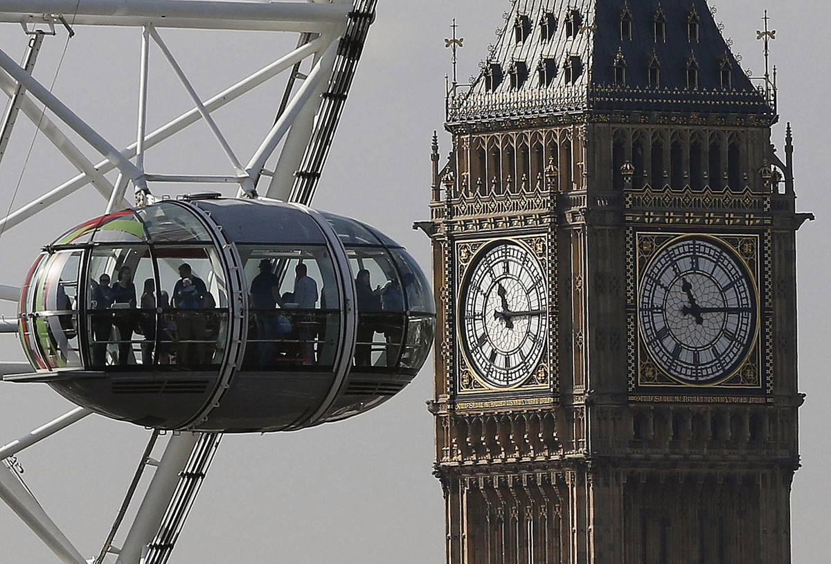 London Eye, Big Ben , Londýn