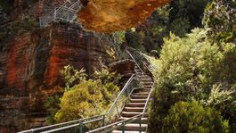 Giant stairway, Katoomba, Austrália, schody,