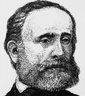 Ján Botto na kresbe Karla Maixnera z roku 1880.