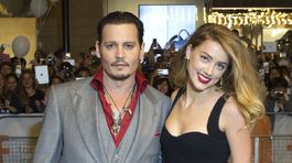 Herec Johnny Depp a jeho manželka Amber Heard.