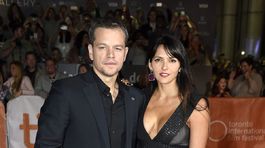 Matt Damon a jeho manželka Luciana Barroso