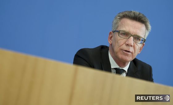 Nemecký minister vnútra Thomas de Maiziére.