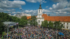 Súčasťou programu Národný pochod za život bol aj futbalový zápas v Trnávke