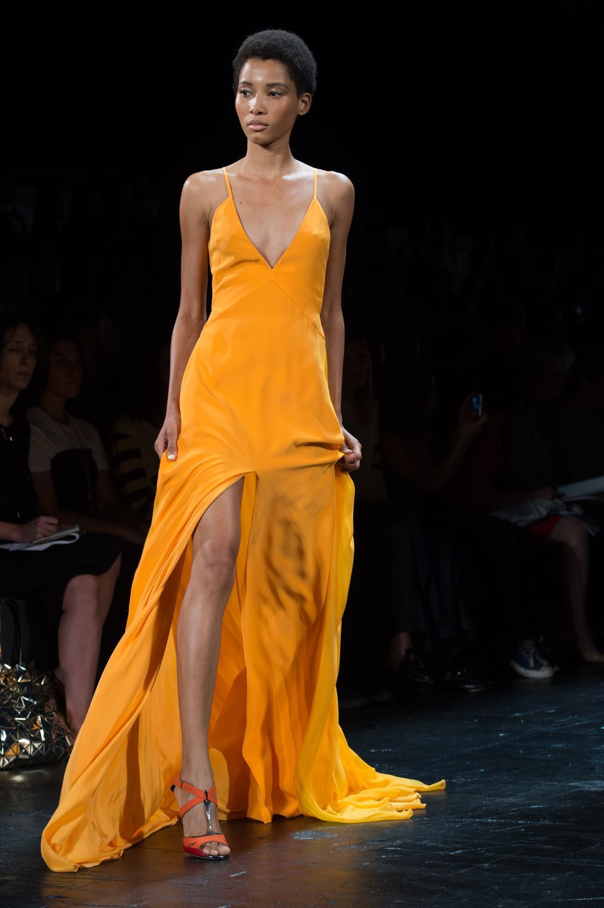 Modelka na prehliadke Prabal Gurung.