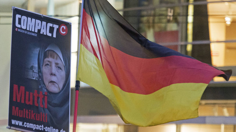 Nemecko, utečenci, protest