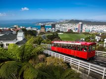 Wellington, Nový Zéland, mesto, električka, vlak, zubačka,