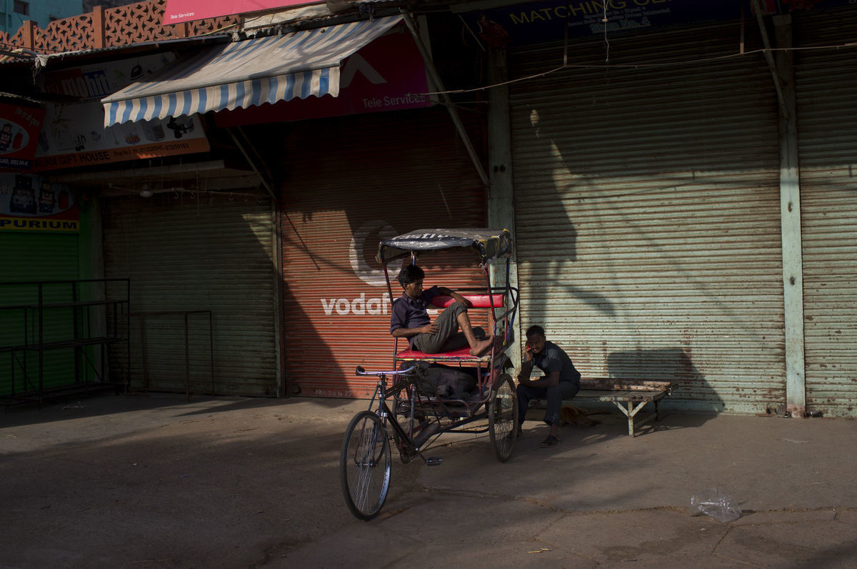 India, rikša, New Delhi,