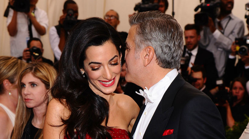 Amal Clooney a George Clooney 