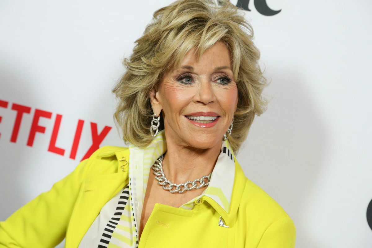 Herečka Jane Fonda.