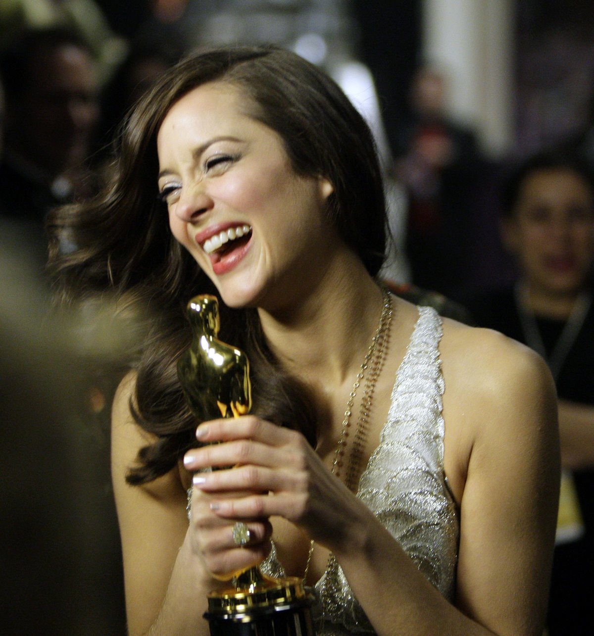 Rok 2008: Herečka Marion Cotillard s Oscarom za...