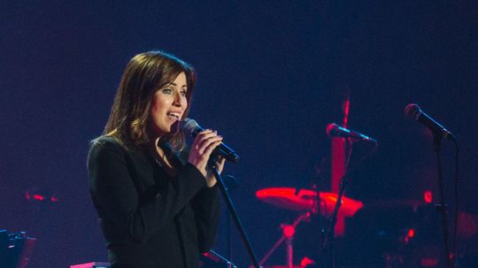 Speváčka Soňa Norisová počas vystúpenia v rámci...