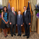 Alexandr Lukašenko, Nikolaj Lukašenko, Barack Obama, Michelle Obamová