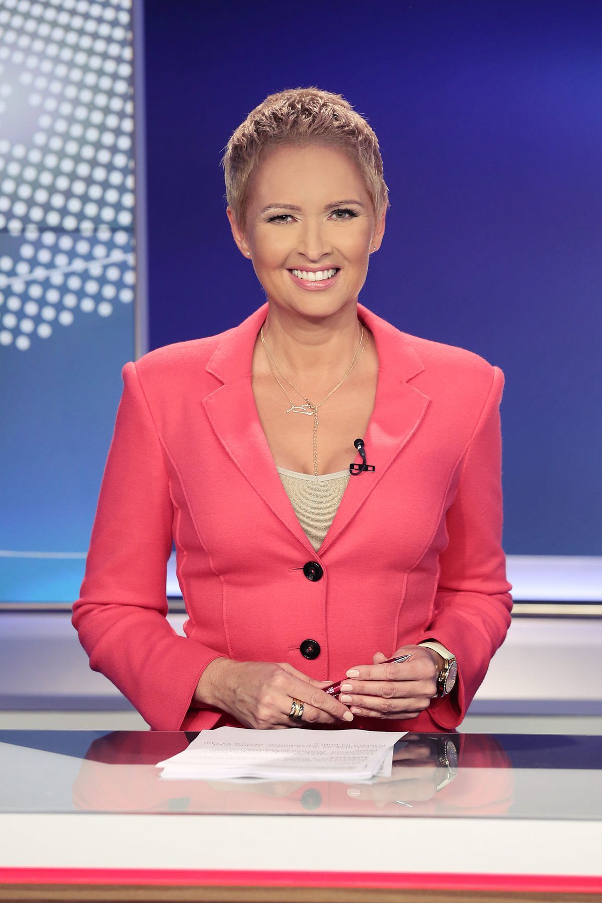Moderátorka Adriana Kmotríková v hlavných...