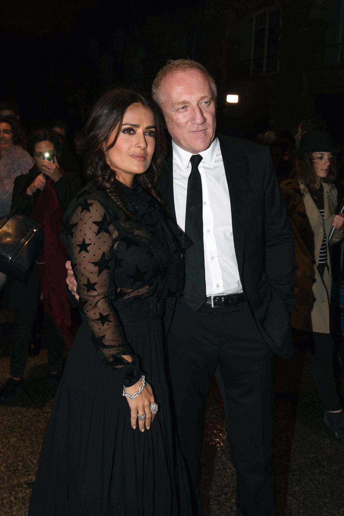 Mexická herečka Salma Hayek a jej manžel...