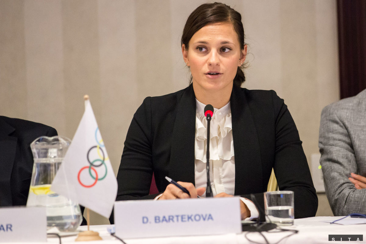 Strelkyňa Danka Barteková, členka komisie...