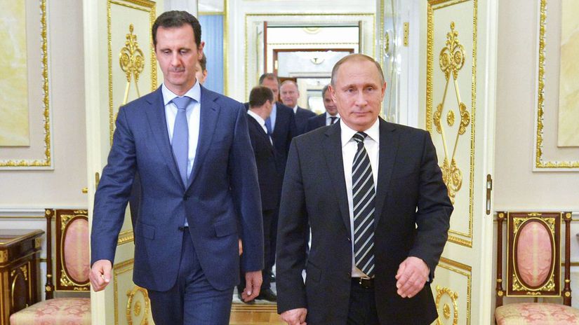 Rusko, Sýria, Asad, Putin